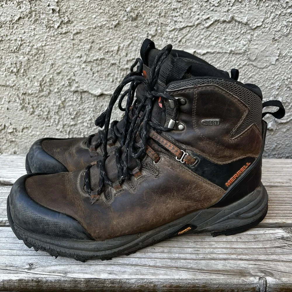 MERRELL Men Size 11.5 Phaserbound 2 Carbon Fiber Toe Waterproof Work